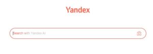 yandex search engine home page